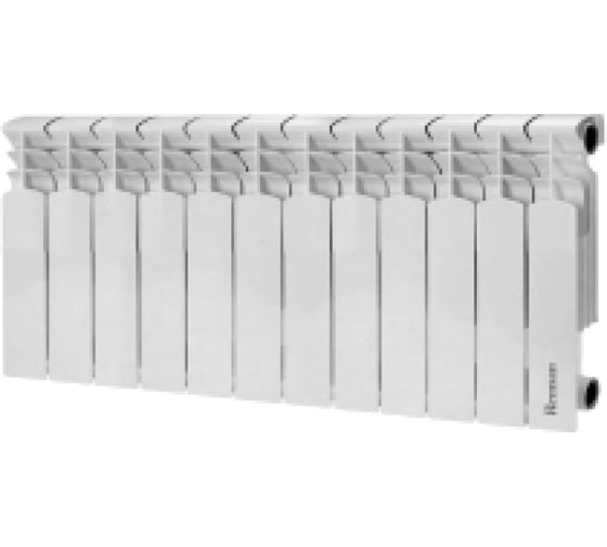 Биметаллический радиатор Remsan TM MASTER BM-350 12 секций 453069 1