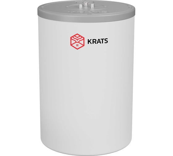 Бойлер косвенного нагрева напольный KRATS 300 Comfort черный, нержавеющая сталь, объем 210 л, производительность 1638 л/час при 40C, отверстие под ТЭН G 1 1/2" BKNСB-300