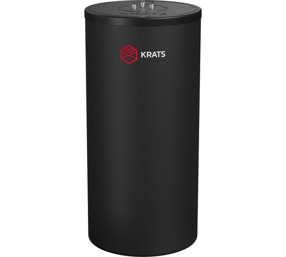 Бойлер косвенного нагрева напольный KRATS 230 PREMIUM черный, нержавеющая сталь, объем 150 л, производительность 1284 л/час при 40C, отверстие под ТЭН G 1 1/2" BKNSB-230 1