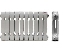Радиатор чугунный KONNER модель Модерн-300, 10 секций, с монтажным комплектом 6130510