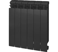 Биметаллический радиатор Global STYLE PLUS 500 6 секций, боковое подключение RG008UNRBE42HO