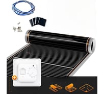 Теплый пол инфракрасный Манотек 100 см, с механическим терморегулятором, 5 метров infra_pol_100_5_rtc70.26