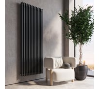 Радиатор Faberg Extra 3-х трубный, подключение - нижнее правое, секций - 14, высота - 1800, цвет - RAL9005 FB.700.3.1800.14.9005