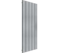 Секционный радиатор отопления MIVARMO 5 секций, горизонтальное/вертикальное подключение, 175 см, серебристый матовый MA5-1750-9006