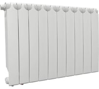 Биметаллический радиатор Теплоприбор, 10 секций, обогрев 19 м², БР1-500/10 НПЛ