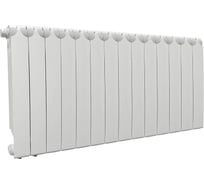 Биметаллический радиатор Теплоприбор, 14 секций, обогрев 26,6 м², БР1-500/14 НПЛ