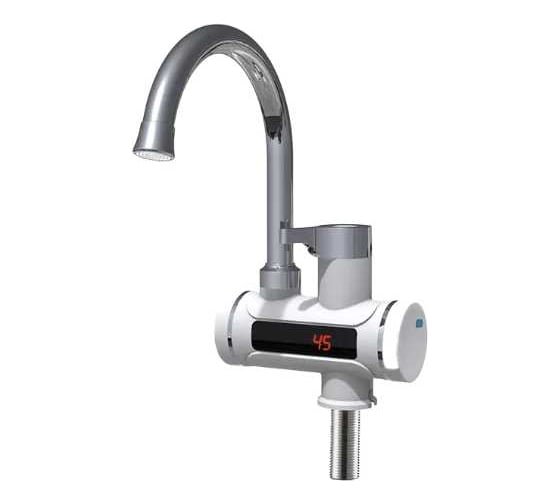 Кран-водонагреватель проточного типа UNIPUMP BEF-001 с дисплеем и жестким изливом 14380 1
