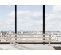 GUARDO Горизонтальный стальной радиатор Torre 3D 482х2000 мм, 8 секций, S=17м², нижнее левое подключение 3D-2000-08 NK-GOR-L-FL R9016(M)