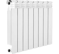 Секционный радиатор LEBERG AL 500/80 алюминиевый, 8 секций 17508