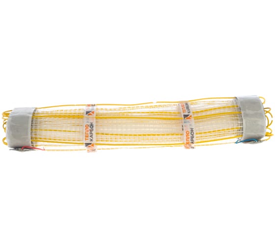 Инфракрасный теплый пол на основе греющих шнуров ТеплоКарбон HFIC-90W-S0,5/0,6 1