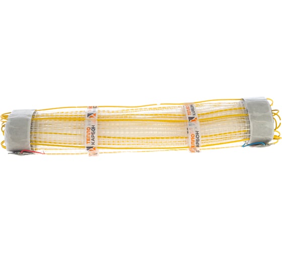 Инфракрасный теплый пол на основе греющих шнуров ТеплоКарбон HFIC-180W-S1,1/0,6 1