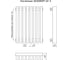 Радиатор КЗТО QUADRUM 60 V 1750-11 R RAL 1Т104S9016 белый муар QUD60V1175011RRAL1Т104S9016 7