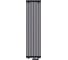 Радиатор КЗТО QUADRUM 60 V 1750-9 R RAL 1T103S9005 чёрный матовый муар QUD60V1175009RRAL1T103S9005 2