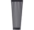 Радиатор КЗТО QUADRUM 60 V 1750-9 R RAL 1T103S9005 чёрный матовый муар QUD60V1175009RRAL1T103S9005 3