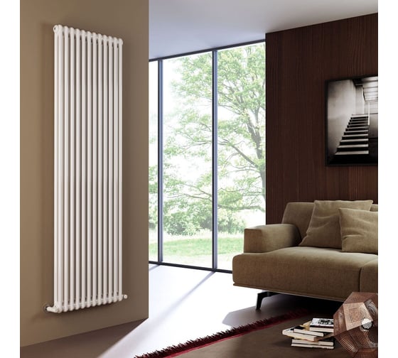 Трубчатый радиатор Zehnder Charleston 2180/06/№1270/RAL 9016 3/4