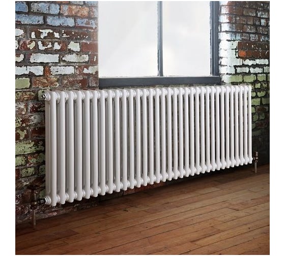Трубчатый радиатор Zehnder Charleston 2056/20/№1270/RAL 9016 3/4