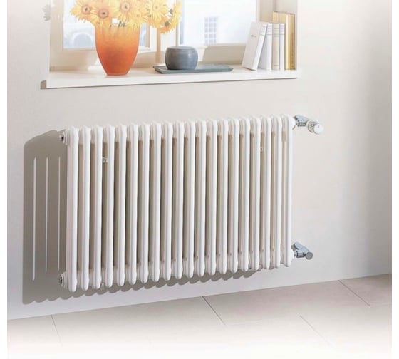 Трубчатый радиатор Zehnder Charleston 2056/20/№1270/RAL 9016 3/4