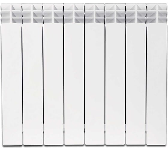 Биметаллический радиатор Fondital ALUSTAL 500/100 BIANCO 12 секций R90103412