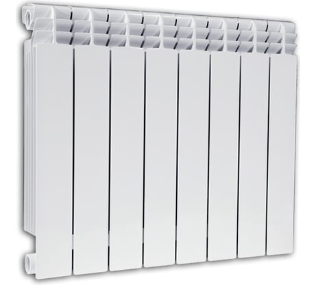 Биметаллический радиатор Fondital ALUSTAL 500/100 BIANCO 8 секций R90103408