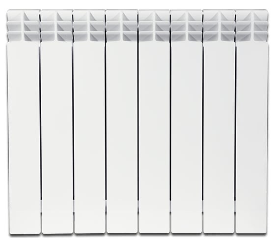 Биметаллический радиатор Fondital ALUSTAL 500/100 BIANCO 6 секций R90103406