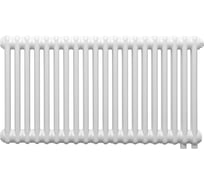 Cтальной трубчатый радиатор Vasco Ritmo 3057V, 20 секций, с вентилем, RAL 9016 8RV305720RAL9016