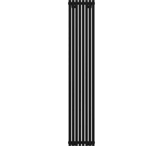 Радиатор КЗТО QUADRUM 30 V 1-1750-8 RAL1T103S9005 черный матовый муар QUD30V117508RAL1T103S9005