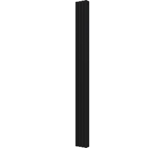 Радиатор КЗТО QUADRUM 30 V 2-1750-4 RAL1T103S9005 черный матовый муар QUD30V217504RAL1T103S9005 1