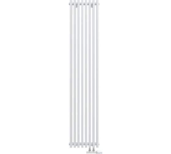 Радиатор КЗТО QUADRUM NEO 50 V 1750-8 R RAL1T104S9016 белый муар QUDN50V17508RRAL1T104S9016