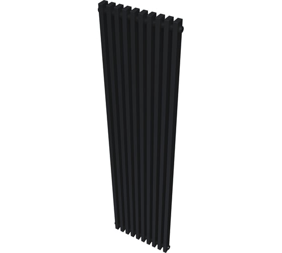 Радиатор КЗТО QUADRUM NEO 50 V 1750-4 R RAL1T103S9005 черный матовый муар QUDN50V17504RRAL1T103S9005