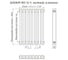 Радиатор КЗТО QUADRUM NEO 50 V 1750-6 RAL1T103S9005 черный матовый муар QUDN50V17506RAL1T103S9005 13