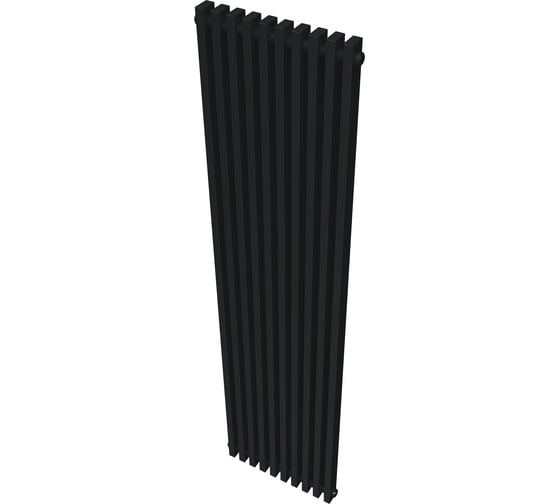Радиатор КЗТО QUADRUM NEO 50 V 1750-4 RAL1T103S9005 черный матовый муар QUDN50V17504RAL1T103S9005