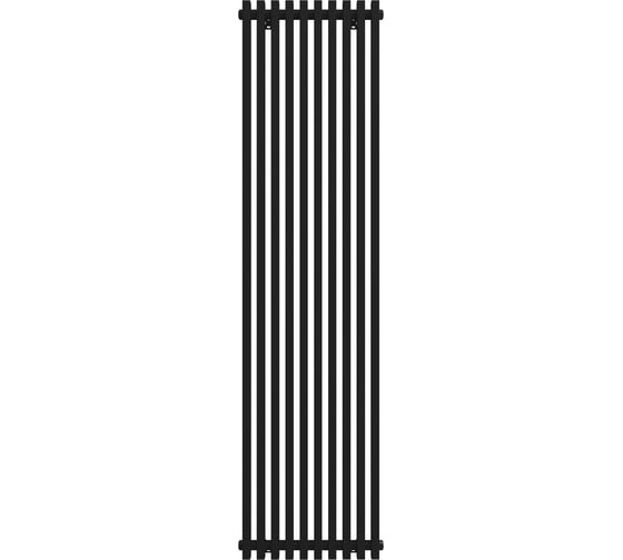 Радиатор КЗТО QUADRUM NEO 50 V 1750-10 RAL1T103S9005 черный матовый муар QUDN50V175010RAL1T103S9005