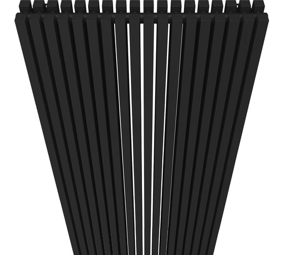 Радиатор КЗТО QUADRUM 30 V 2-1750-8 U RAL1T103S9005 черный матовый муар QUD30V217508URAL1T103S9005