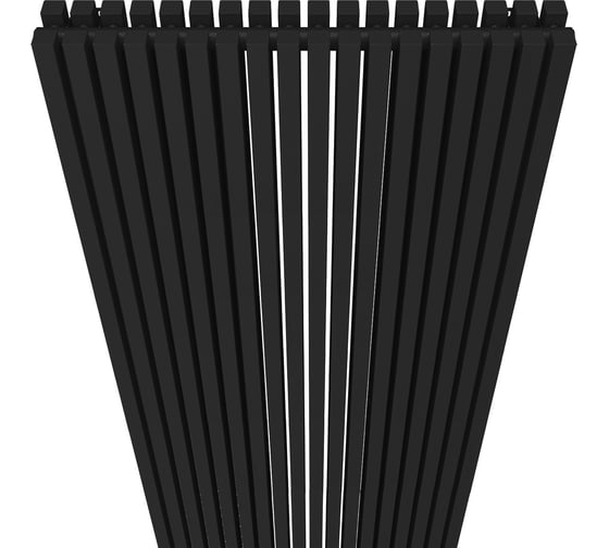 Радиатор КЗТО QUADRUM 30 V 2-1750-10 RAL1T103S9005 черный матовый муар QUD30V2175010RAL1T103S9005