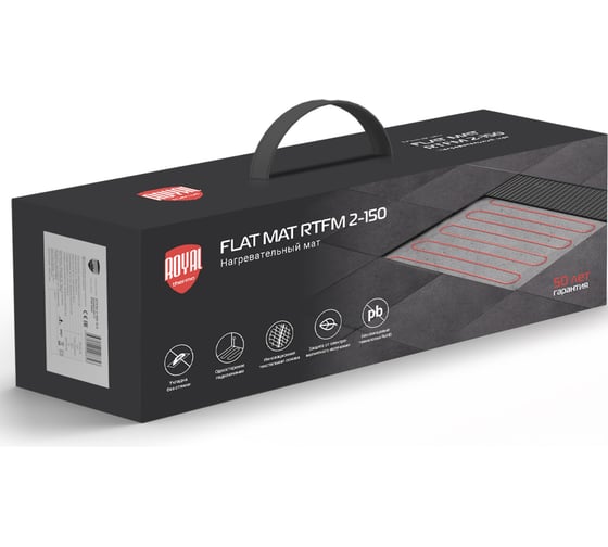 Нагревательный мат ROYAL THERMO Flat Mat RTFM 2-150-7 (комплект) НС-1599121
