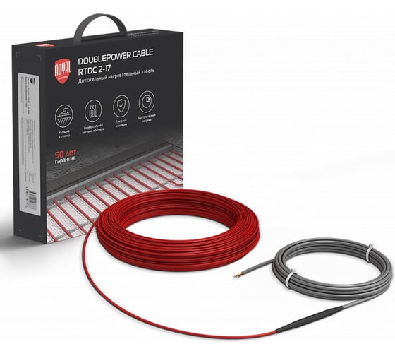 Кабель нагревательный ROYAL THERMO Doublepower Cable RTDC 2-17-800 (комплект) НС-1599079