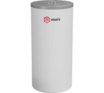 Настенный бойлер косвенного нагрева KRATS 230 PREMIUM белый (нерж.,объем 150л, произв.1284л/час при 40C, отверстие под ТЭН G 1 1/2) BKNSW-230-W