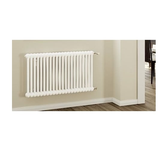 Трубчатый радиатор Zehnder Charleston 2056/10/№1270/RAL 9016 3/4