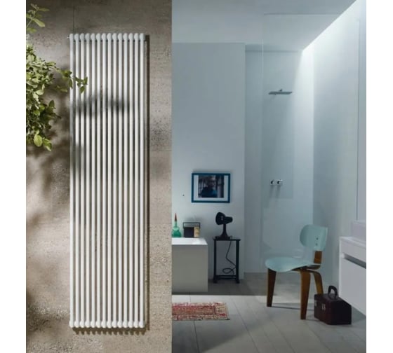 Трубчатый радиатор Zehnder Charleston 2180/06/№1270/RAL 9016 3/4