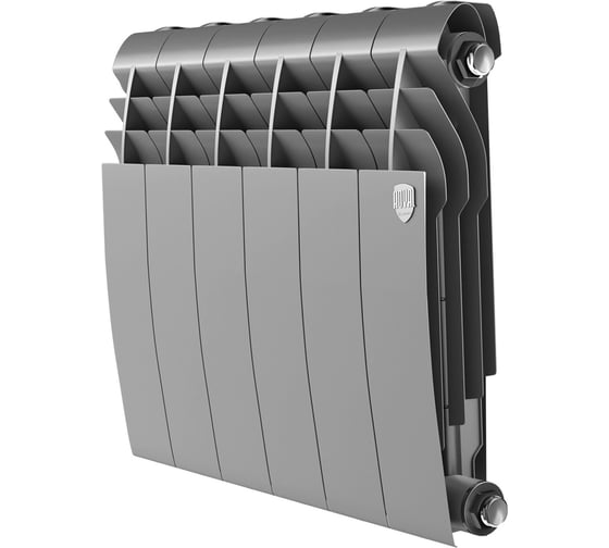 Радиатор ROYAL THERMO BiLiner 350/Silver Satin - 6 секций НС-1197129 1