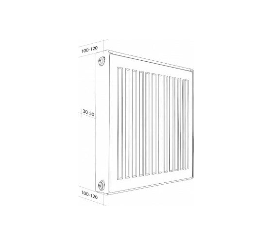 Панельный радиатор ROYAL THERMO COMPACT C21-500-400 RAL9016 НС-1189679