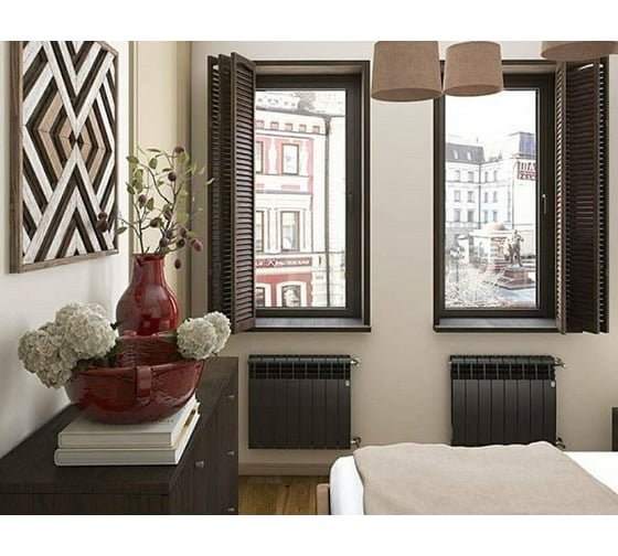 Радиатор ROYAL THERMO Biliner Alum 500 Noir Sable 4 секции НС-1250267