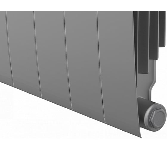 Радиатор ROYAL THERMO Biliner Alum 500 Silver Satin 6 секций НС-1250256
