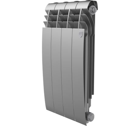 Радиатор ROYAL THERMO Biliner Alum 500 Silver Satin 4 секции НС-1250254