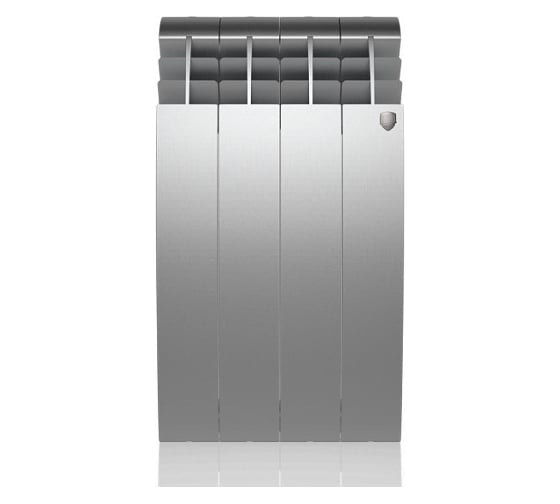 Радиатор ROYAL THERMO Biliner Alum 500 Silver Satin 4 секции НС-1250254