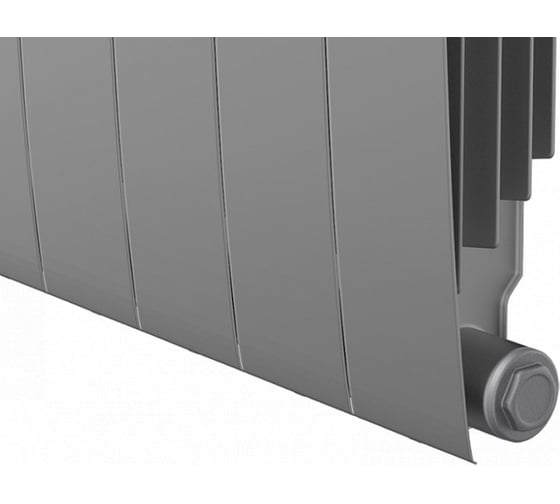 Радиатор ROYAL THERMO Biliner Alum 500 Silver Satin 4 секции НС-1250254