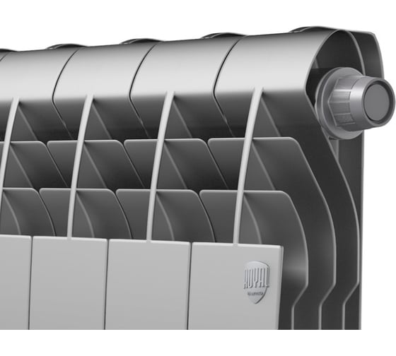 Радиатор ROYAL THERMO Biliner Alum 500 Silver Satin 4 секции НС-1250254