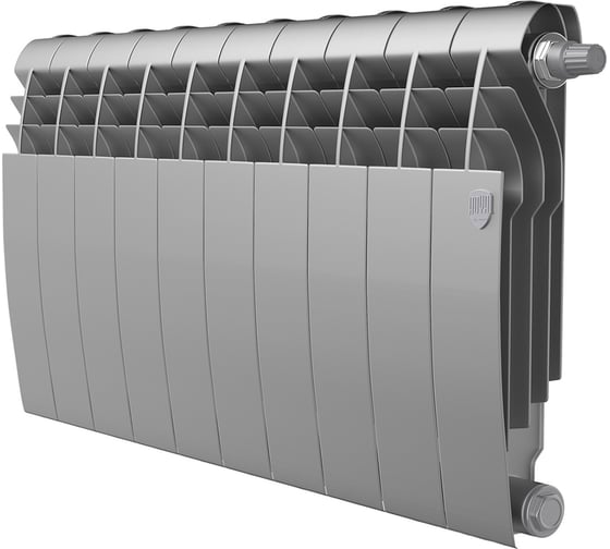 Радиатор ROYAL THERMO BiLiner 350 Silver Satin VR80 - 10 секц. НС-1506297