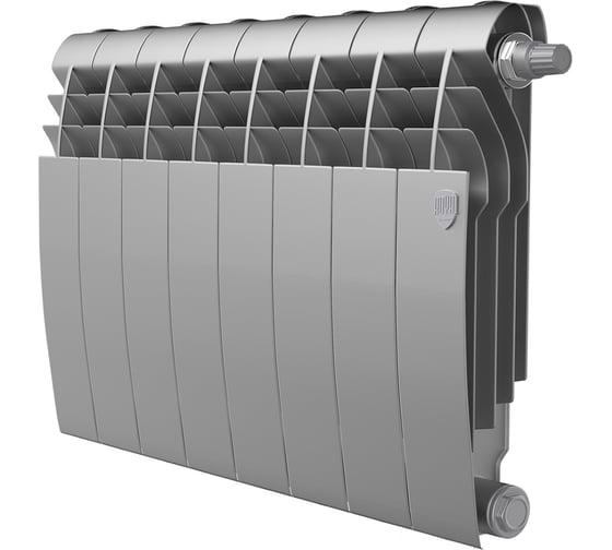 Радиатор ROYAL THERMO BiLiner 350 Silver Satin VR80 - 8 секц. НС-1506301