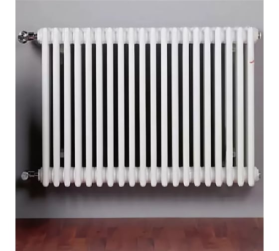Трубчатый радиатор Zehnder Charleston 3057/14/№1270/RAL 9016, 3/4